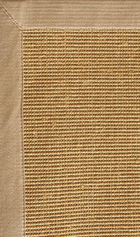 Sisal Boucle with Cotton border